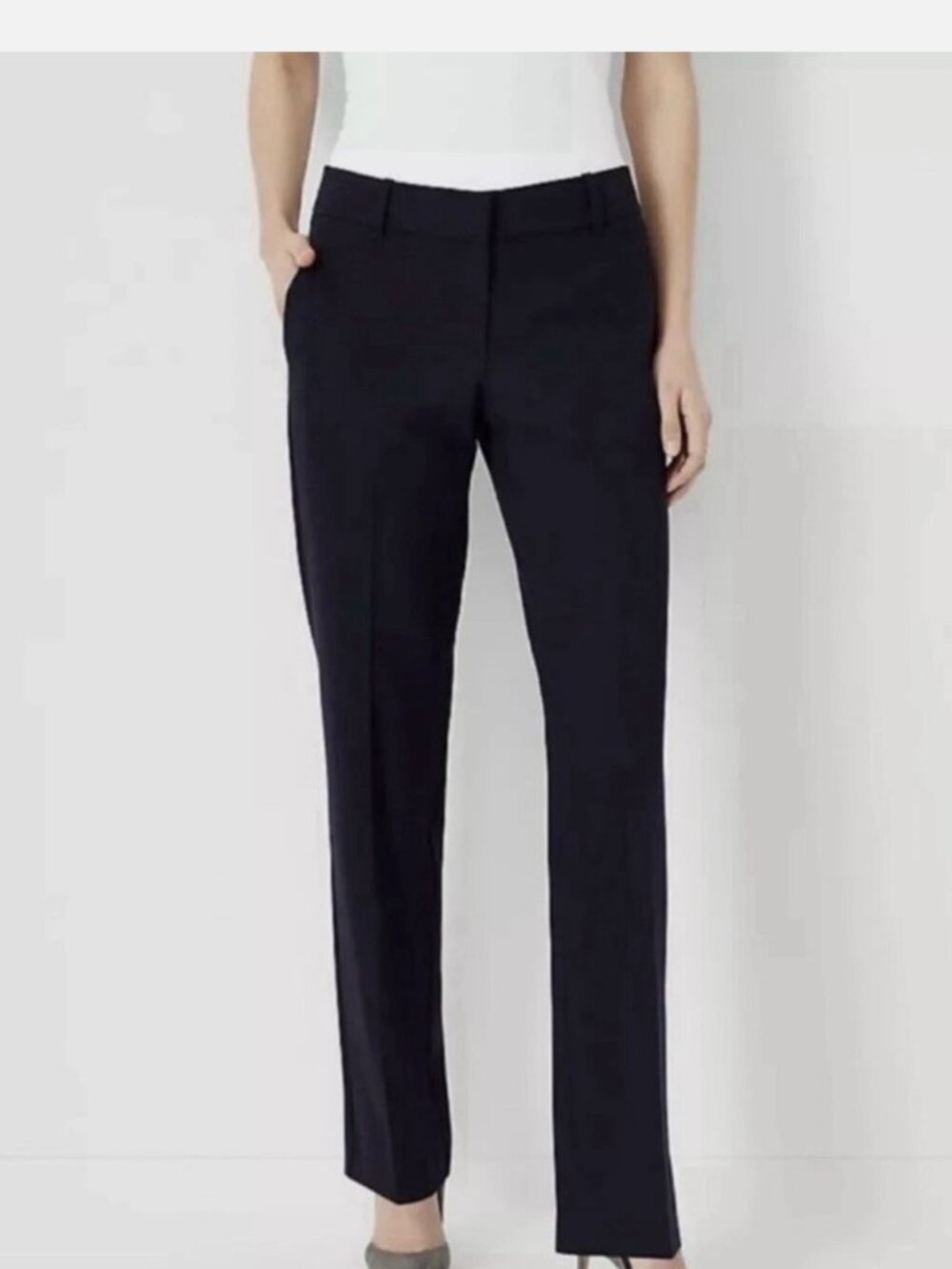 Ann Taylor Straight Pant In Seasonless Stretch